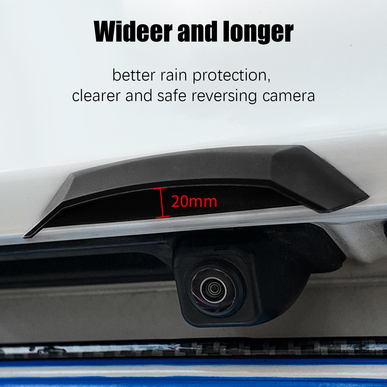Camera Rain Cover - 1pc 새로운 자동차 후면 카메라 레인