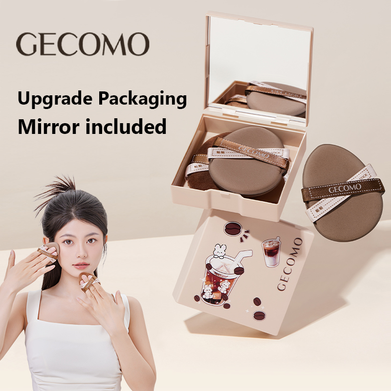 Beauty Dish Softbox - GECOMO 투팩 파우더 퍼프 세트 박스(거울