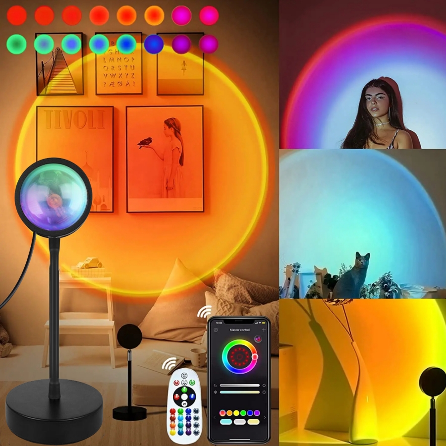 Photography Bulb - 스마트 일몰 램프 Tuya LED 야간