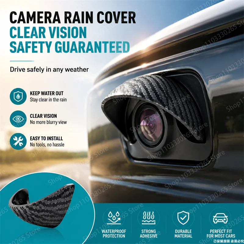 Camera Rain Cover - 탄소 섬유 질감의 레인 커버, 방수
