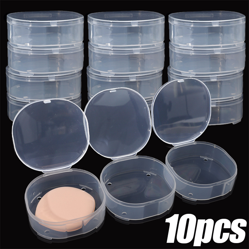 1/10pcs 투명 사각형 플라스틱 상자 메이크업 파우 - Beauty Dish Softbox 리뷰 및 가격