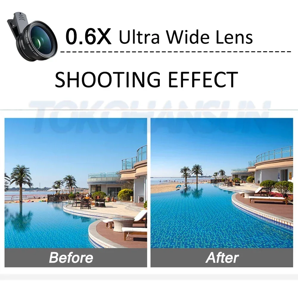 전문가용 HD 휴대폰 카메라 렌즈 키트 0.6배 0.4 - Photography Kit Xiaomi 리뷰 및 가격