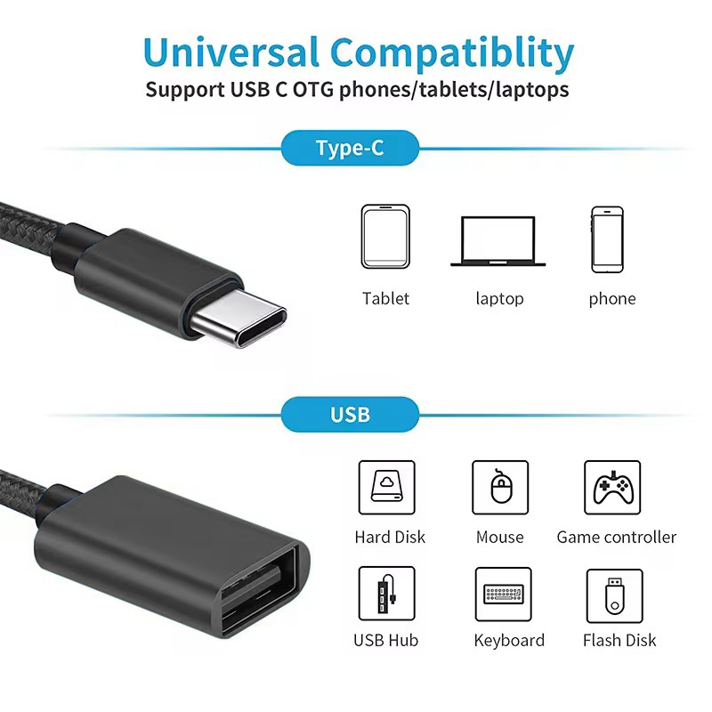 USB C-USB OTG 데이터 케이블 어댑터, USB - Photography Kit Xiaomi 리뷰 및 가격